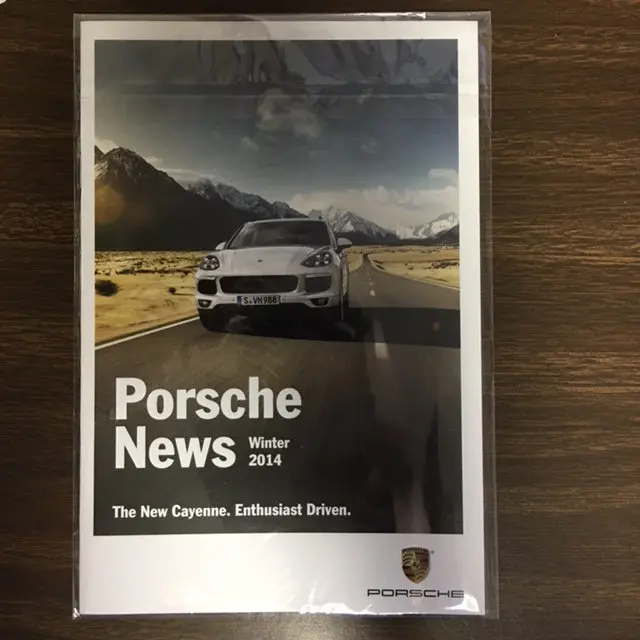 Porsche News Booklet Winter The New Cayenne 2014 Unopened - 1