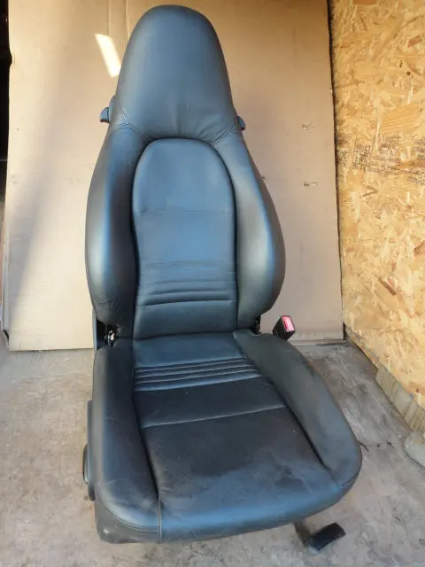 Boxster Seat Power Right Black Leather Nice - 1