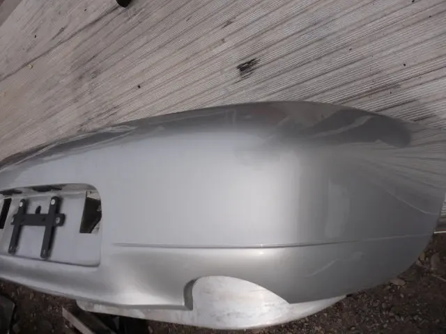 993 Rear Bumper Urethance Cover 993.505.411.01  Silver With License Plate Holder - 993.505.411.01 1