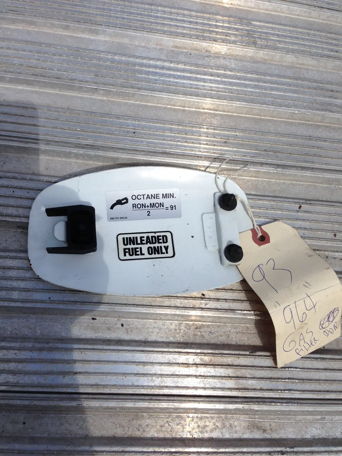 964 Fuel Filler Door White - 964.504.033.00 1