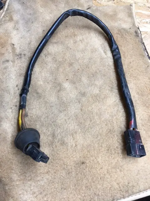 911 Front Trunk Blower Washer Pump Wiring Harness T Spade End - 1