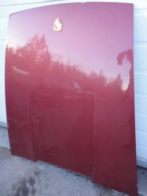 911 Front Hood Maroon With Crest 1974-1988 Nice - 911.511.010.01 1