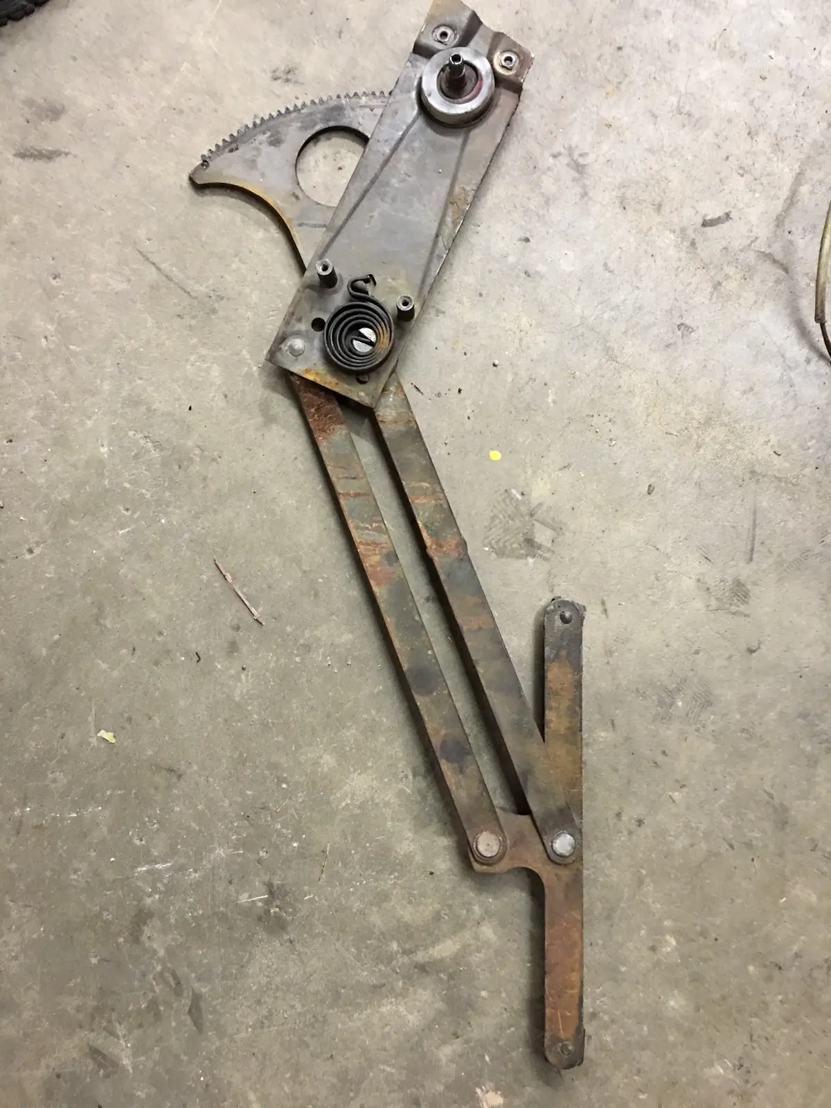 911Sc Targa Parallel Arm Manual Right Passenger Window Lift Regulator - 1