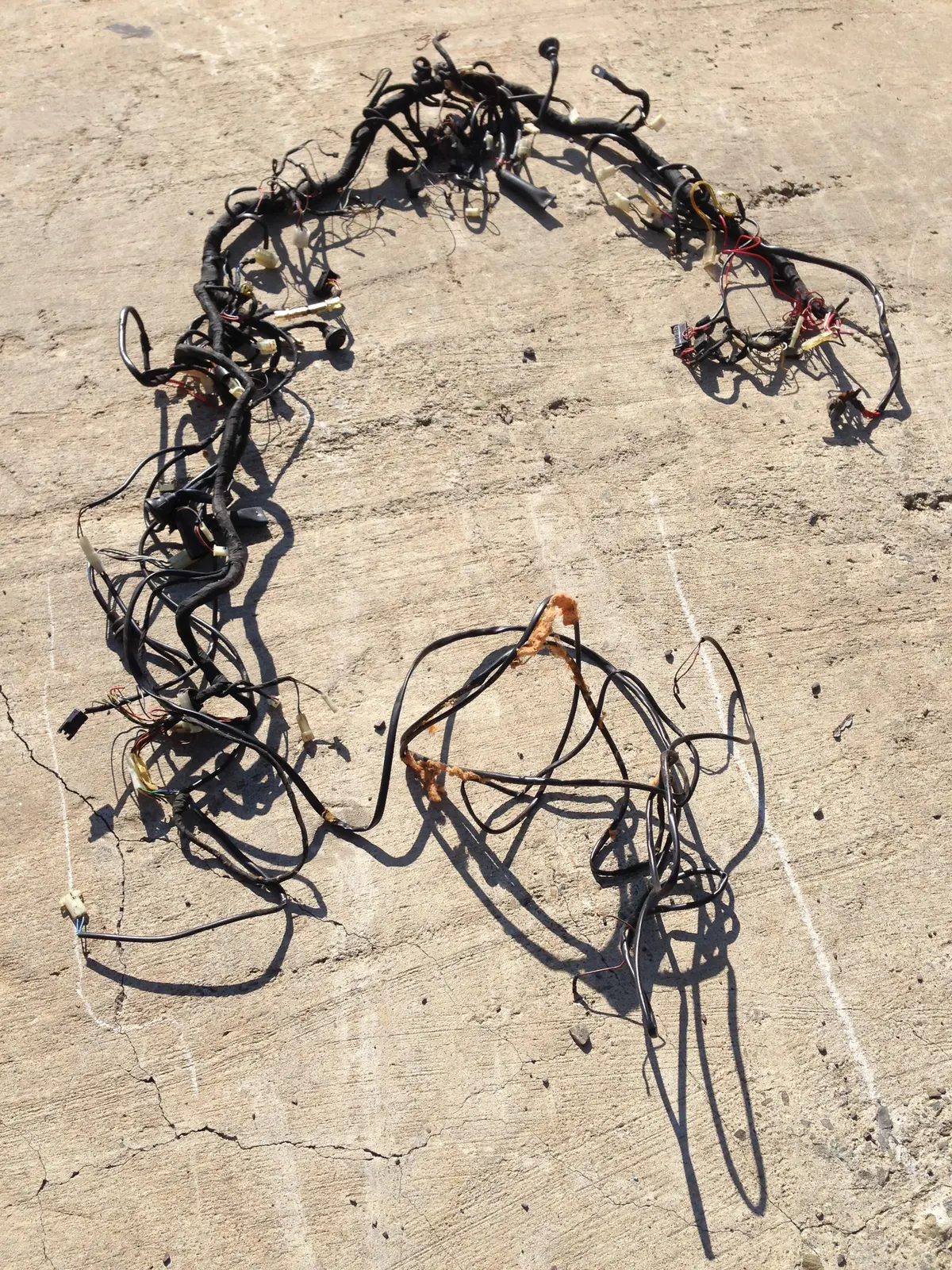 911 Wiring Harness Front, Cut, With Fuse Box, Mid 80'S Car. For Parts - 1