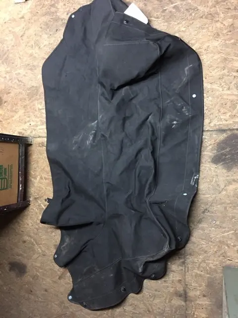 911 Cabriolet Top Boot Cover Black 1988 - 911.561.023.00 1