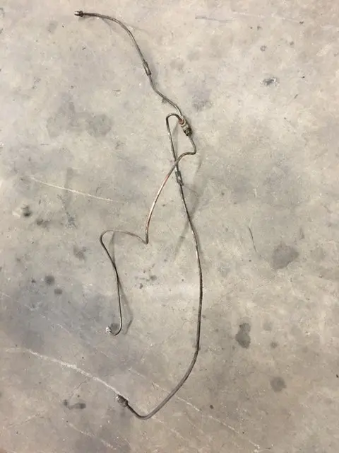 911 Front Brake Line Metal Set Up 1986 - 1