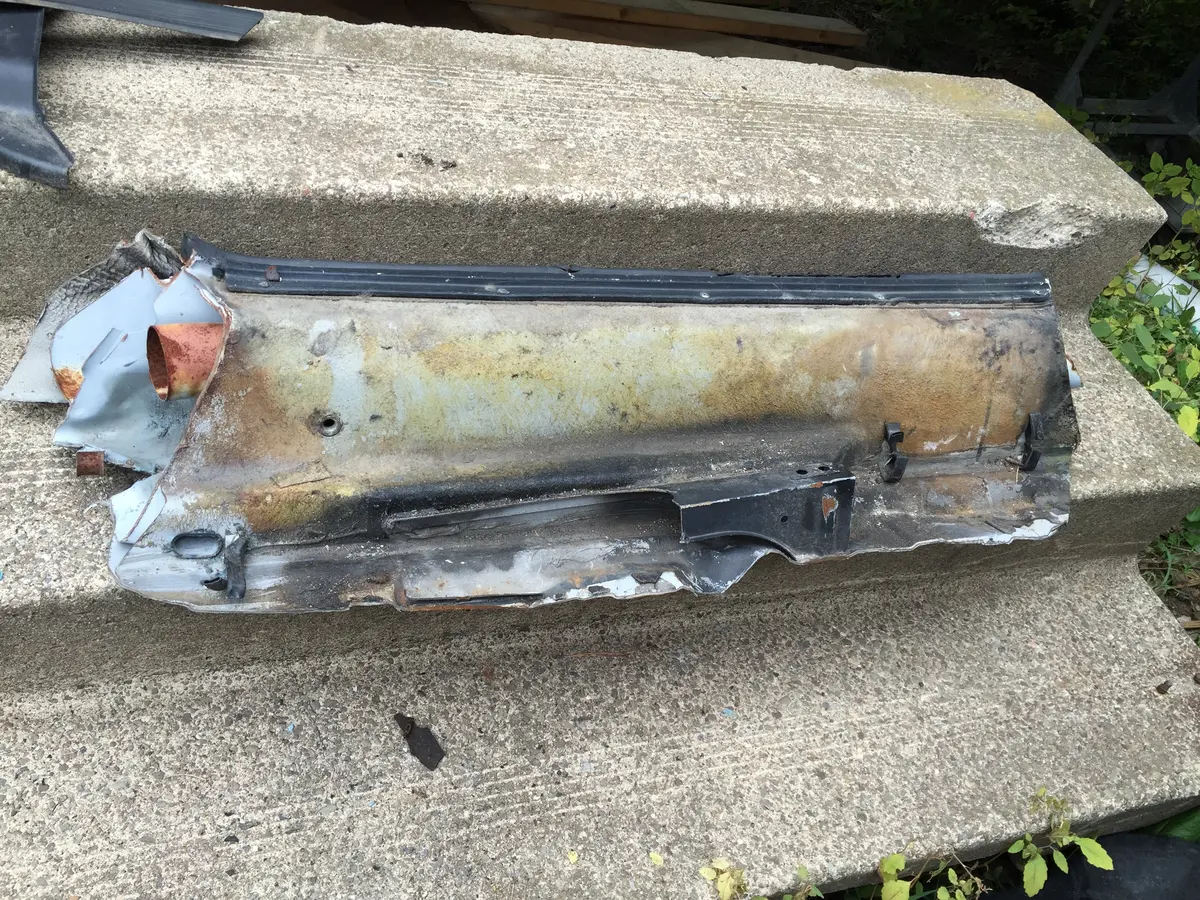 911 Rocker Body Cut Drivers Side Panel Left Grey 1987 - 1