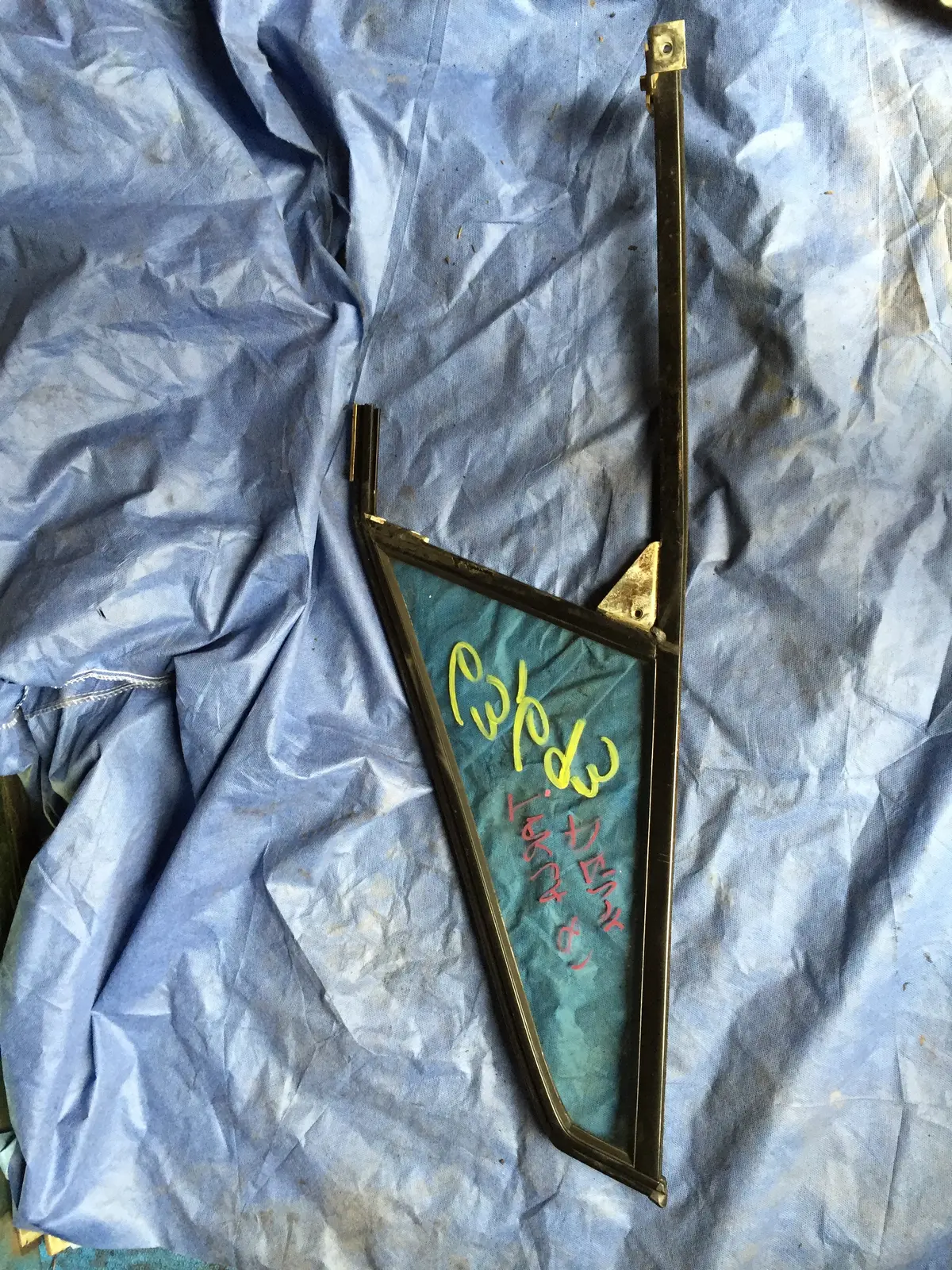964 Door Glass Frame Left Drivers Targa Cabriolet Side Window Assembly - 964.543.101.00 1
