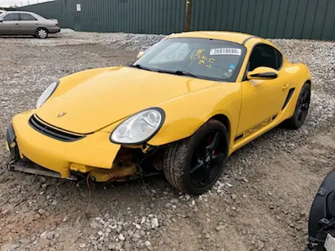987 Cayman Door Left Yellow Mirror Not Included Oversize Shipping Applies 2006 - 997.531.011.02 1