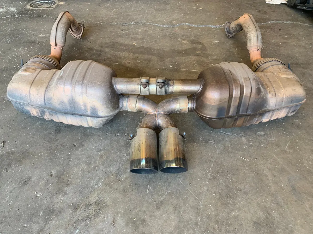 Cayman Exhaust Muffler Set Up 2006 Oversize Heavy Shipping Charges Apply - 1