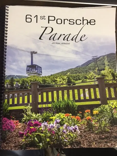 Porsche Parade 61St Jay Peak Vermont Welcome Book 2016 - 1