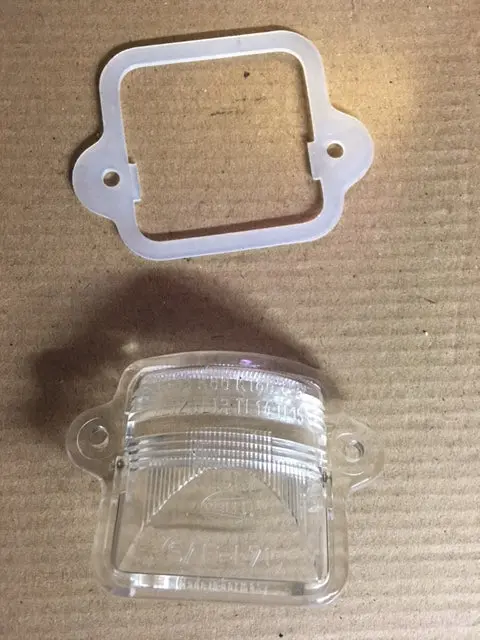 911 Front Trunk Courtesy Light Lens Only Hella Clear Gasket Avail Separate  Ask About Discount Shipping! 1