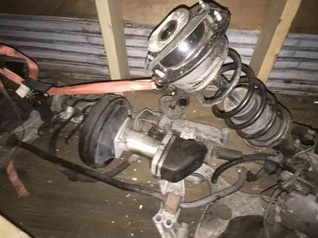 993 Front Suspension Assembly Brake Calipers Struts Crossmember Rack Booster Sway Bar And Arms - 1