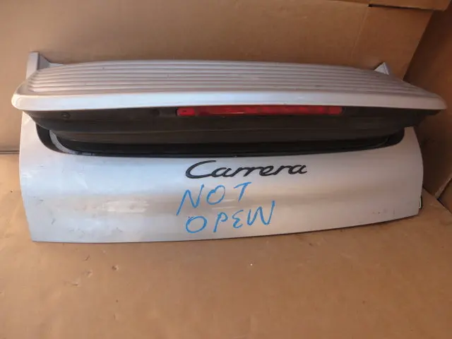 996 Rear Lid With Spoiler And Wing Cabrio Silver Carrera - 996.512.011.01 1