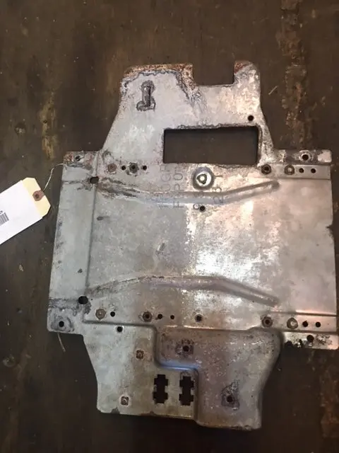 993 Dme And Igniter Relay Mounting Panel For Under Driver Seat Needs Refinishing On Other Side - 1