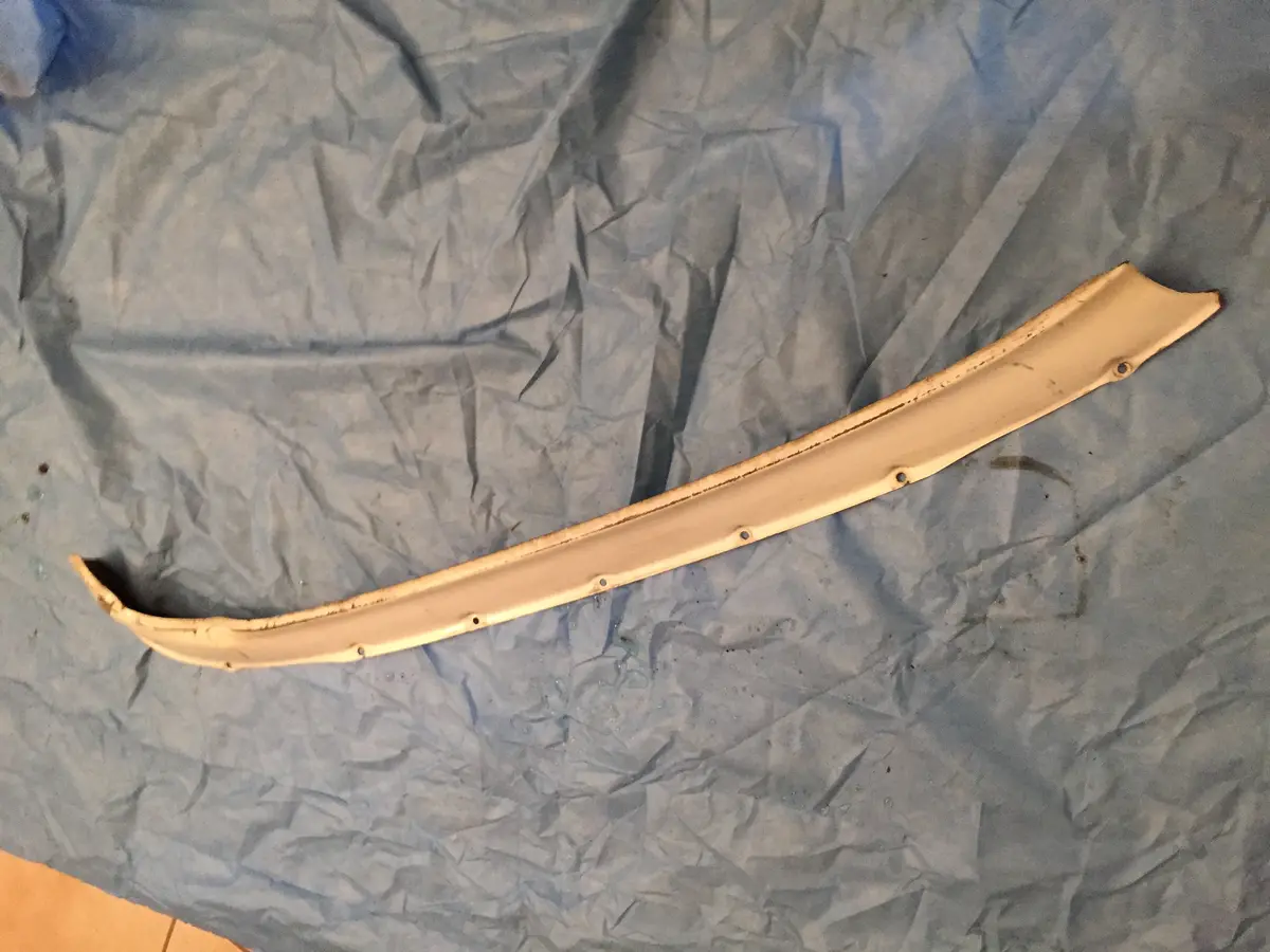 911 Rear Bumper Lower Trim Valence White - 1