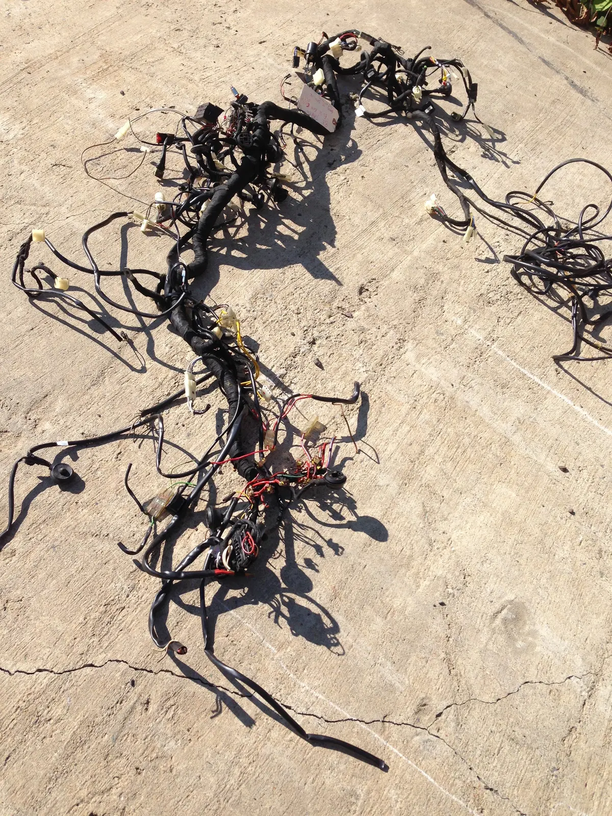 911 Wiring Harness Targa 1988 Front Battery To Dash Ok, Cut At Floor, Fuse Box Cut - 1