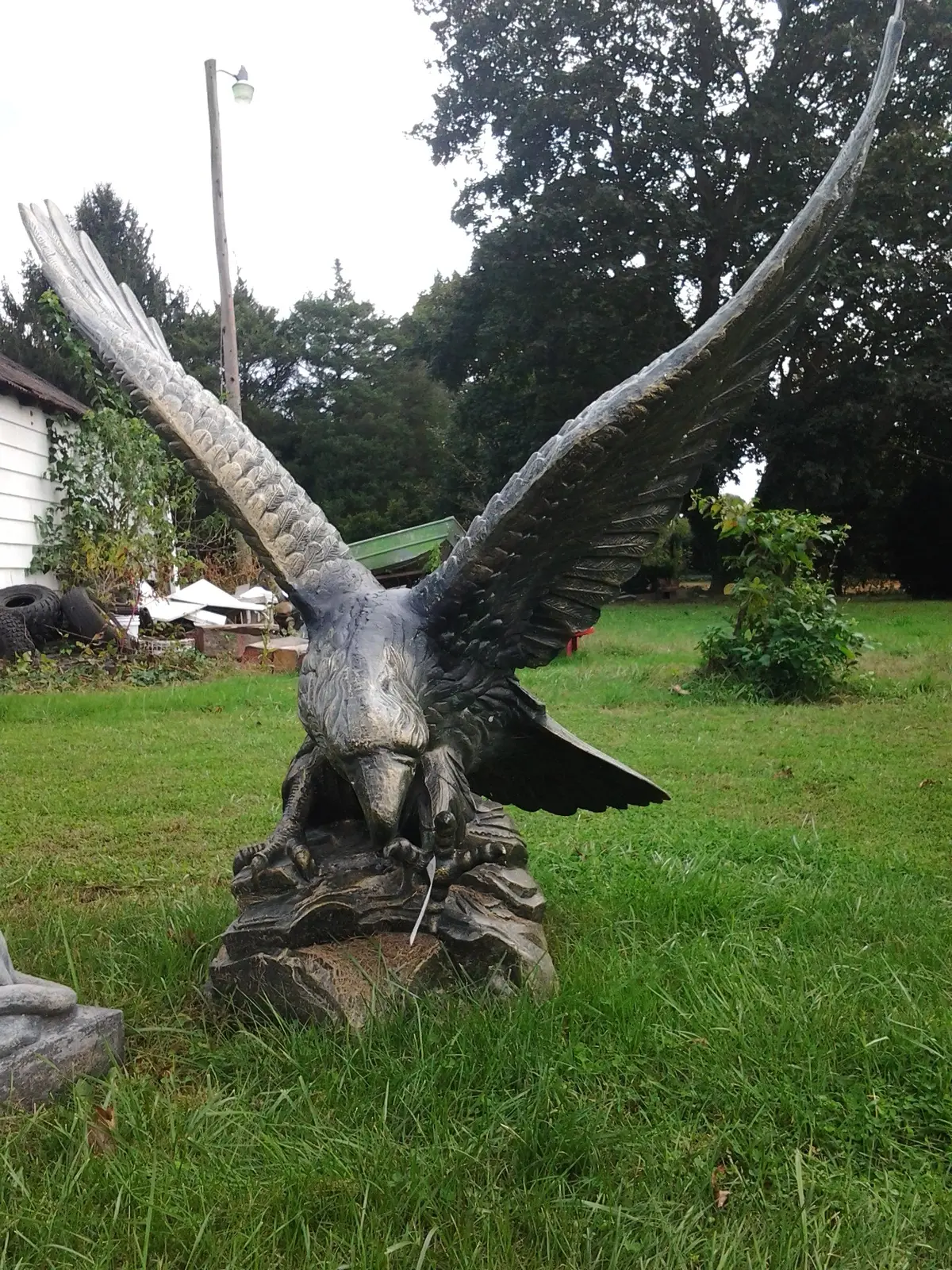 Cast Iron Statue - Iron Eagle 1
