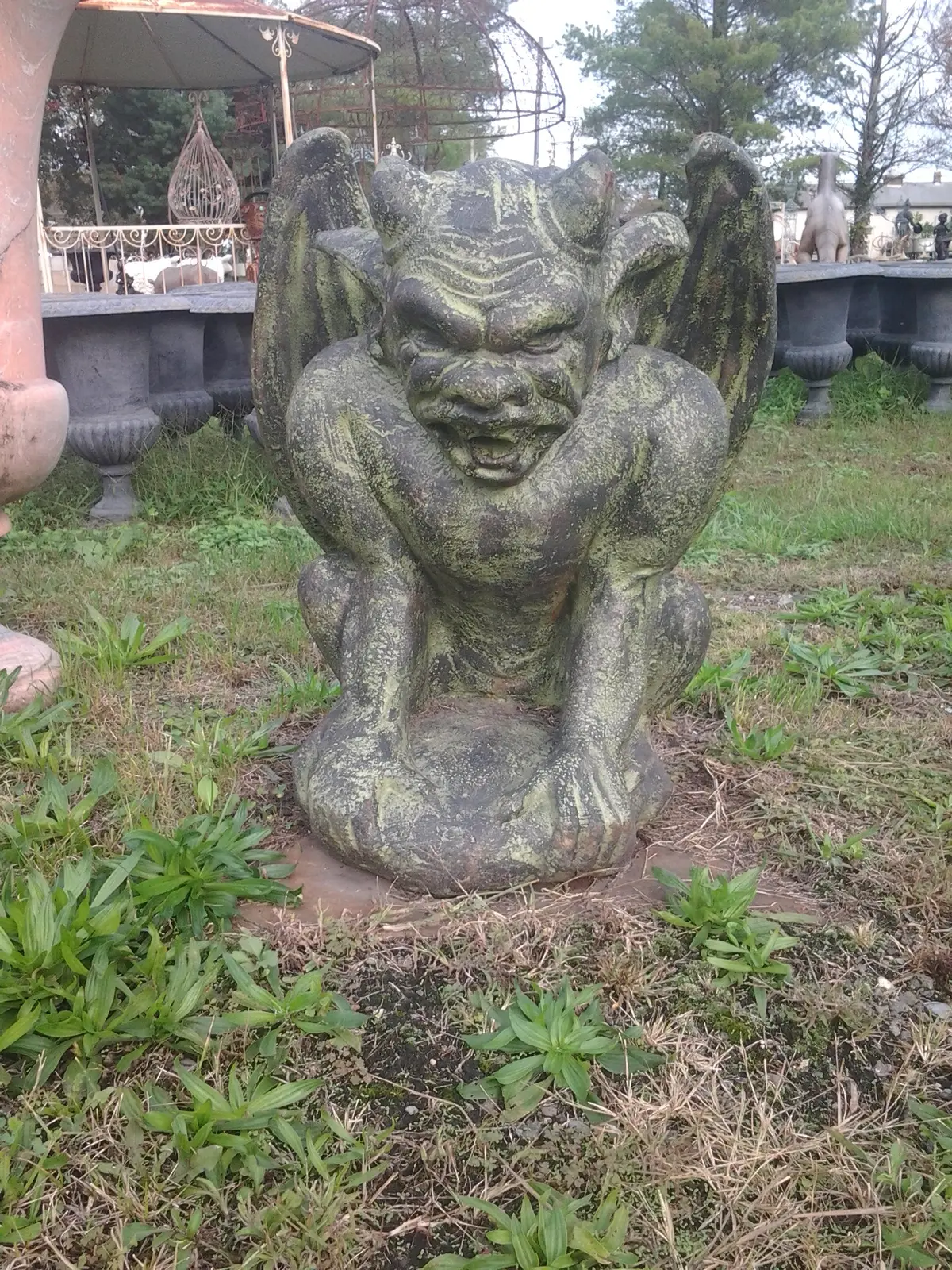 Cast Iron Statue - Gargoyle 1