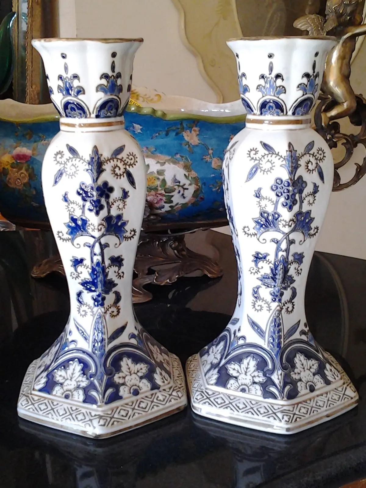 Porcelain - Big Candlestick Holder 1