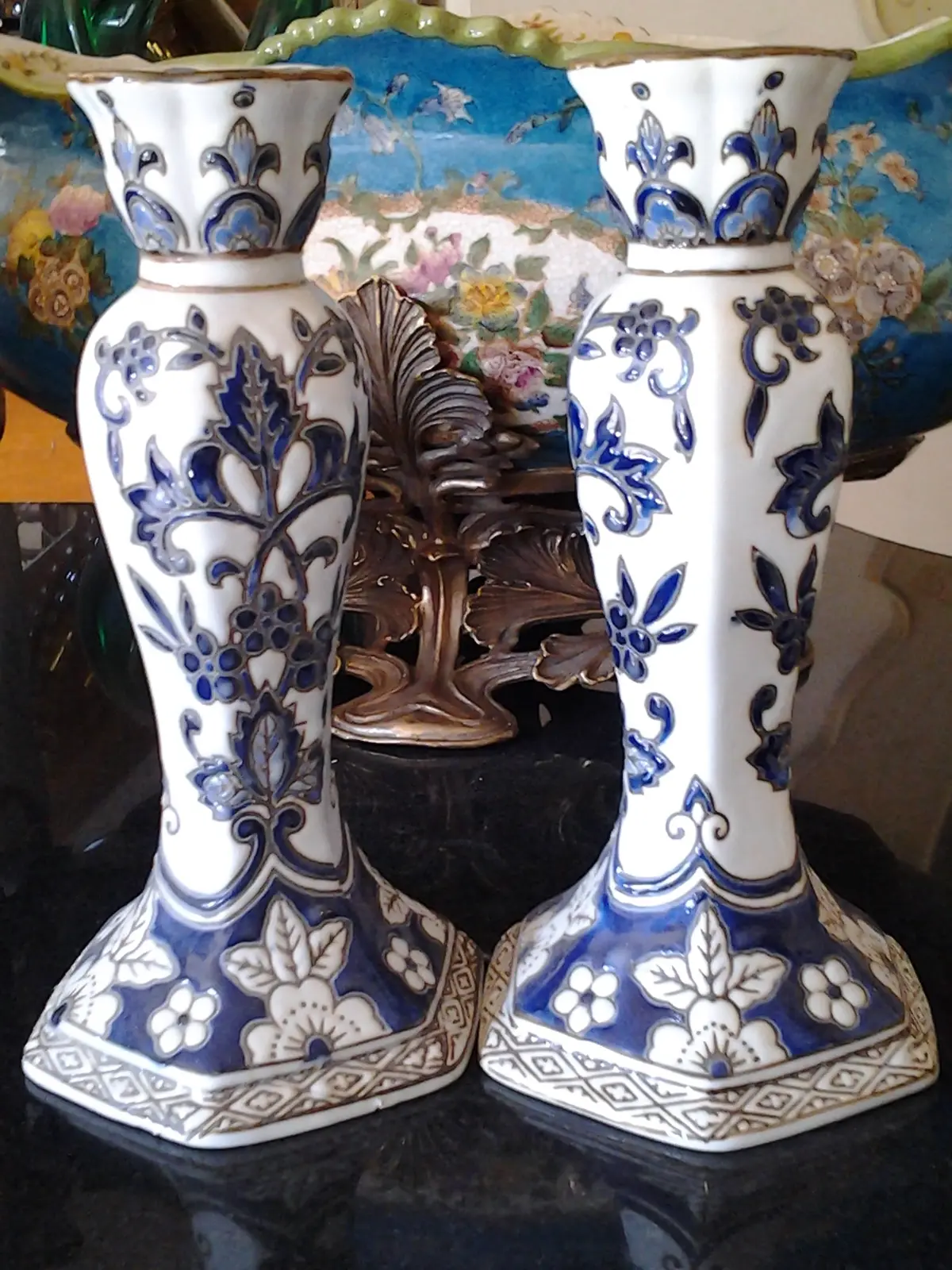 Porcelain - Small Candlestick Holder 1