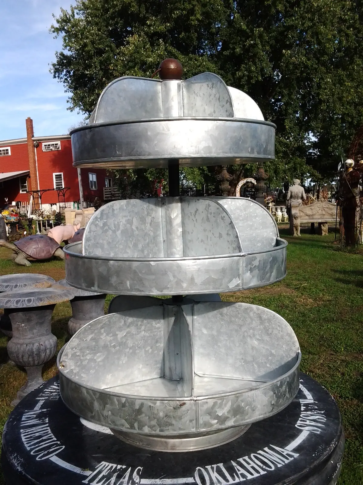 Metal Tin - Rotating Bin Pyramid Style 1