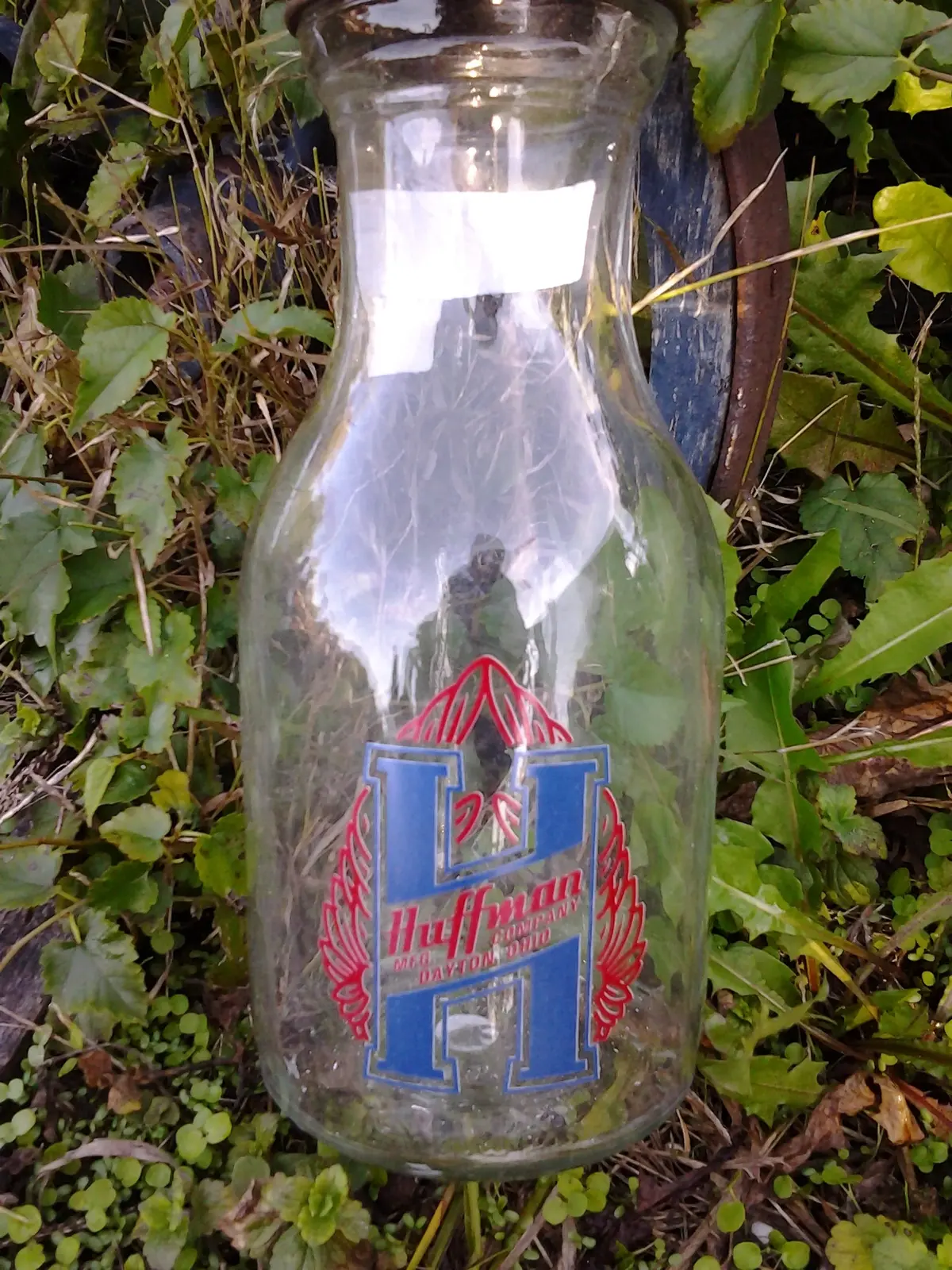 Oil Bottle - Huffman W/ Lid Cap 1