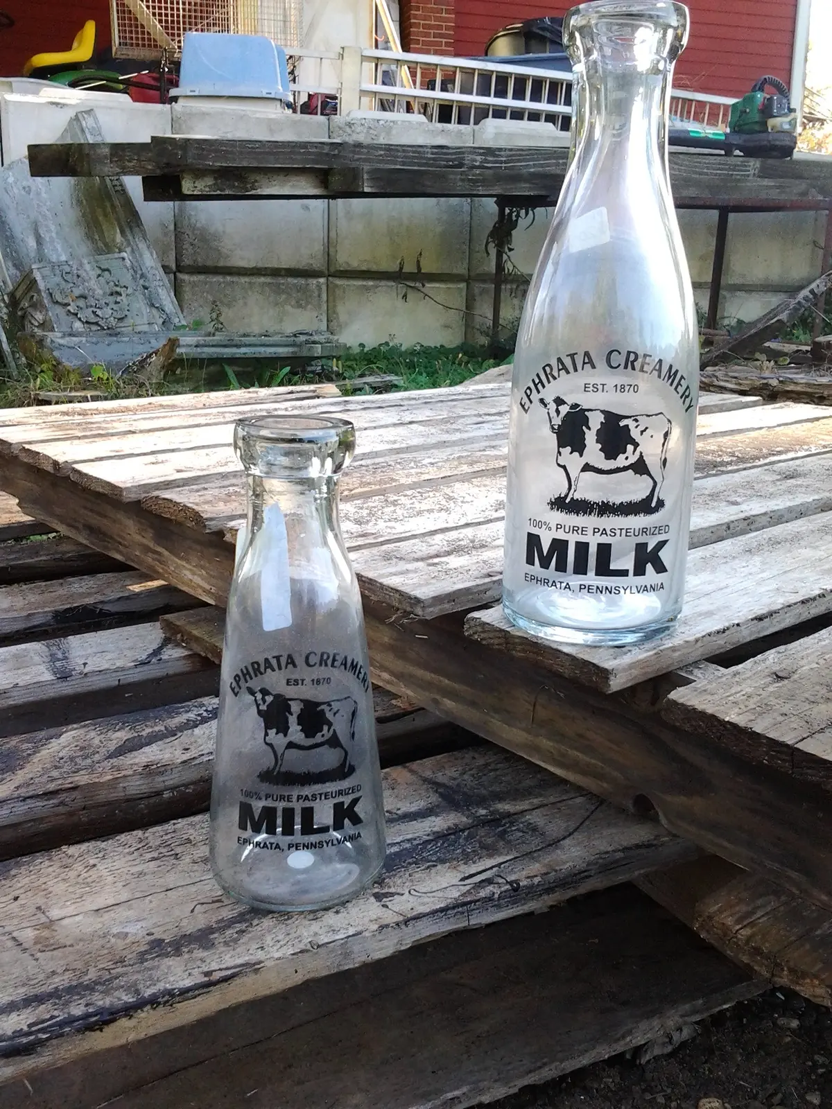 Milk Bottle - Small Ephrata Creamery 1870 (1Pc) 1