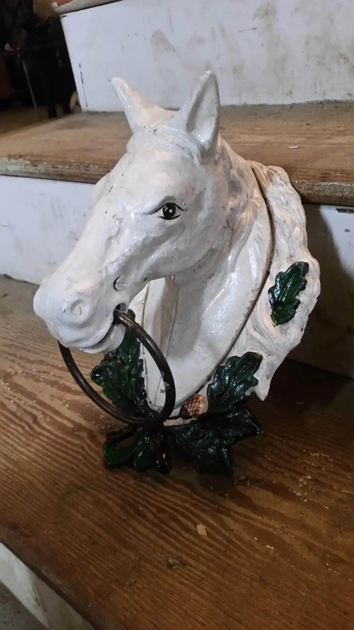 Cast Iron Towel Rack - Horse Head 1