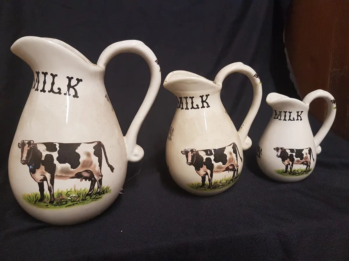 Milk Jar Round ( 3 Pieces Set) 1