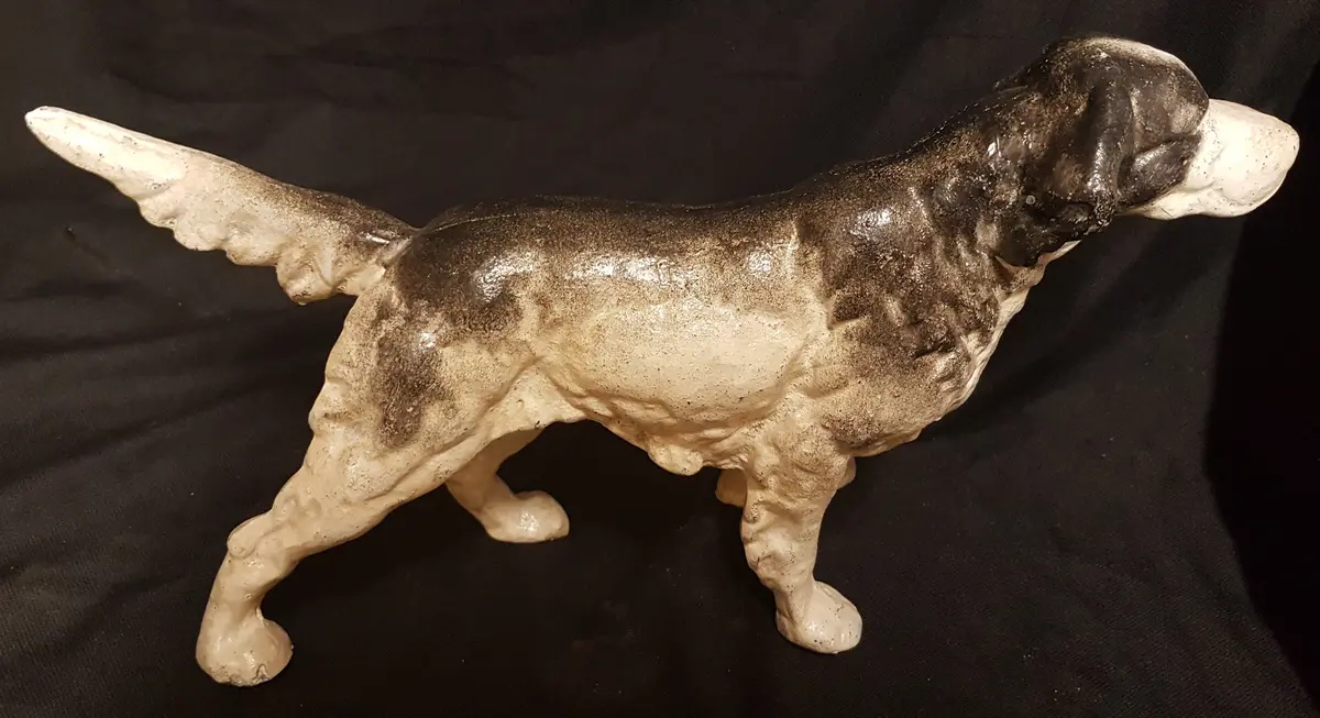 Cast Iron Doorstop - Pointer Tail Dog 1