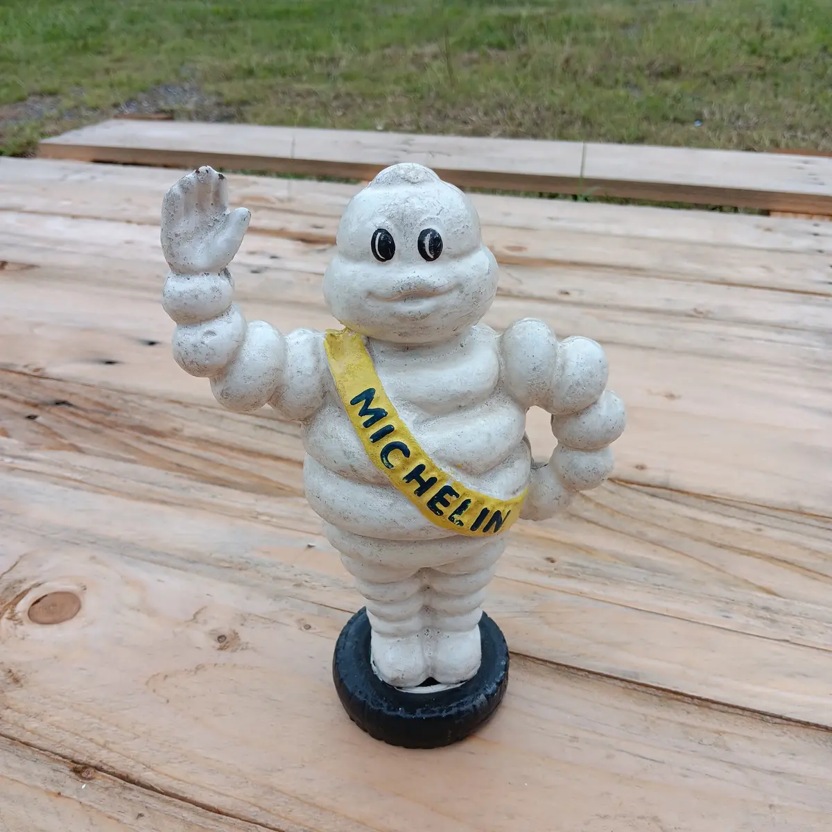 Michelin Man Standing Tire Base Penny Bank 1