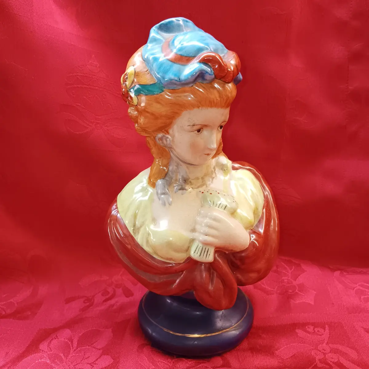 Mid 20Th Century Ceramic French Lady Bust 1