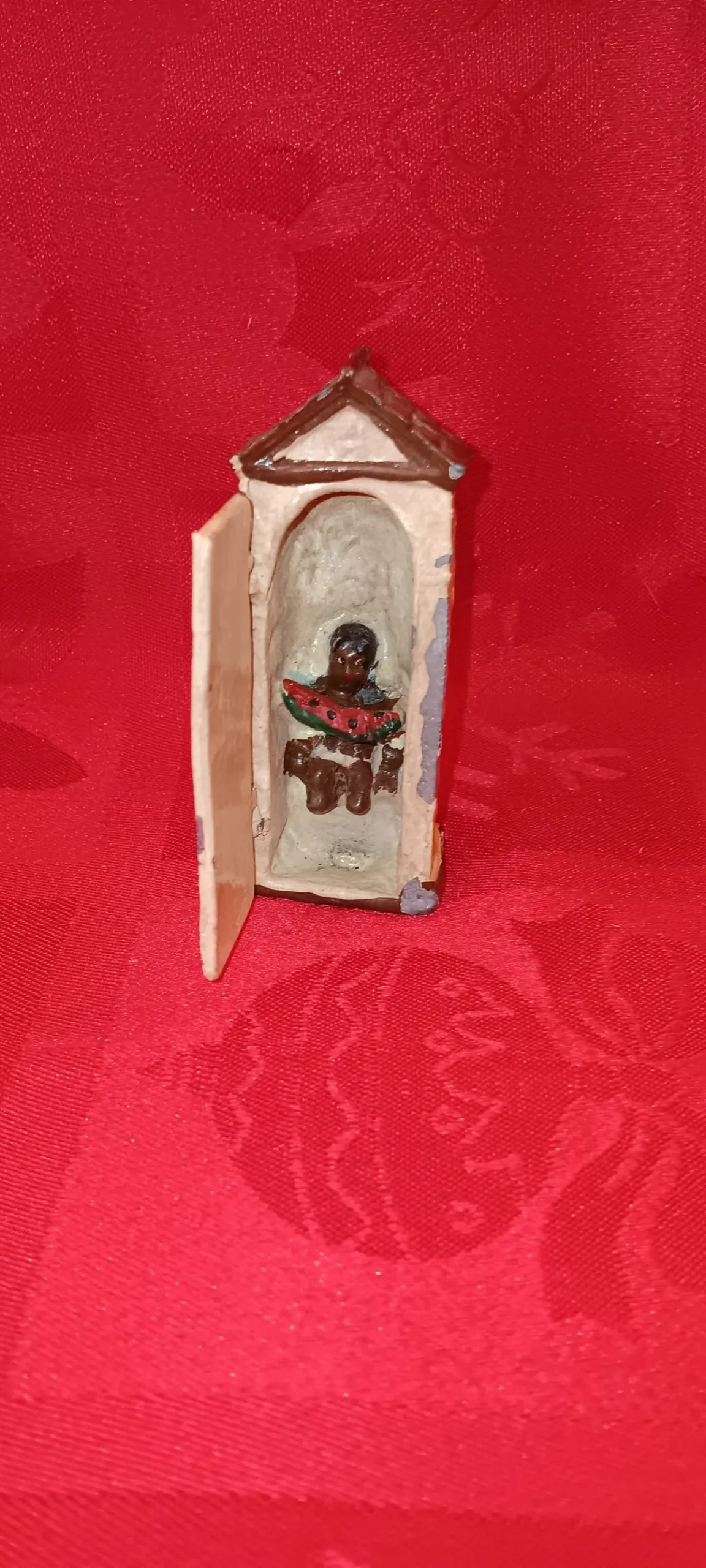 Lead Black Americana Outhouse Baby 1
