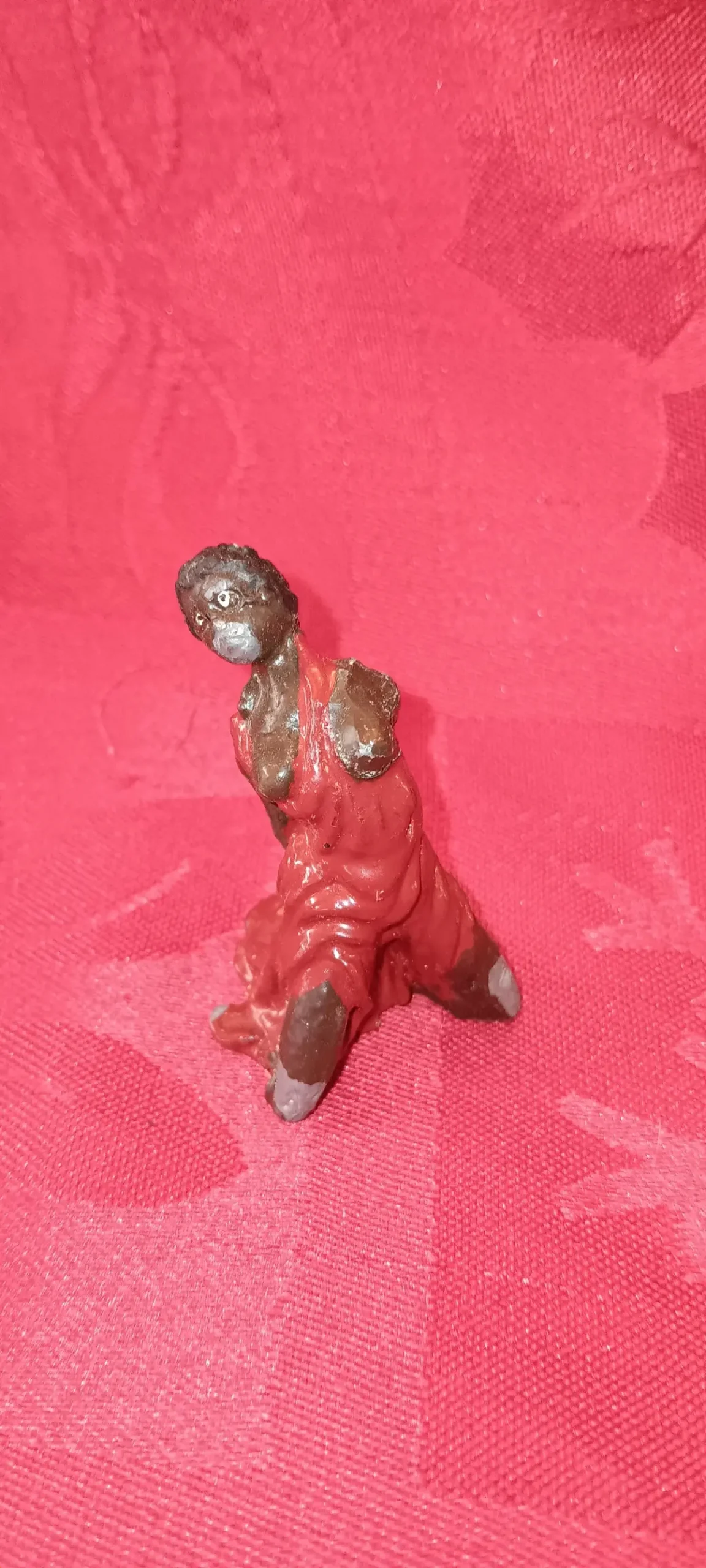 Lead Erotic Black Americana Woman In Red Dress 1