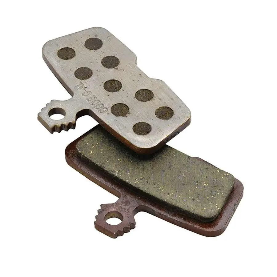 Sram Disc Brake Pads, Shape: Sram Code 2011+, Organic (Quiet)/Aluminum, Pair 1