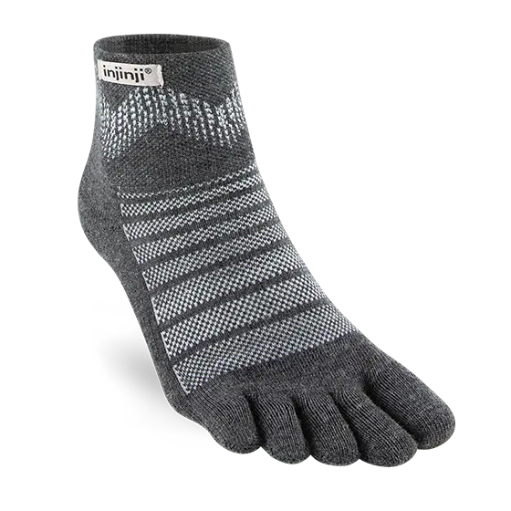 Outdoor Midweight Mini-Crew Wool Toe Socks 1