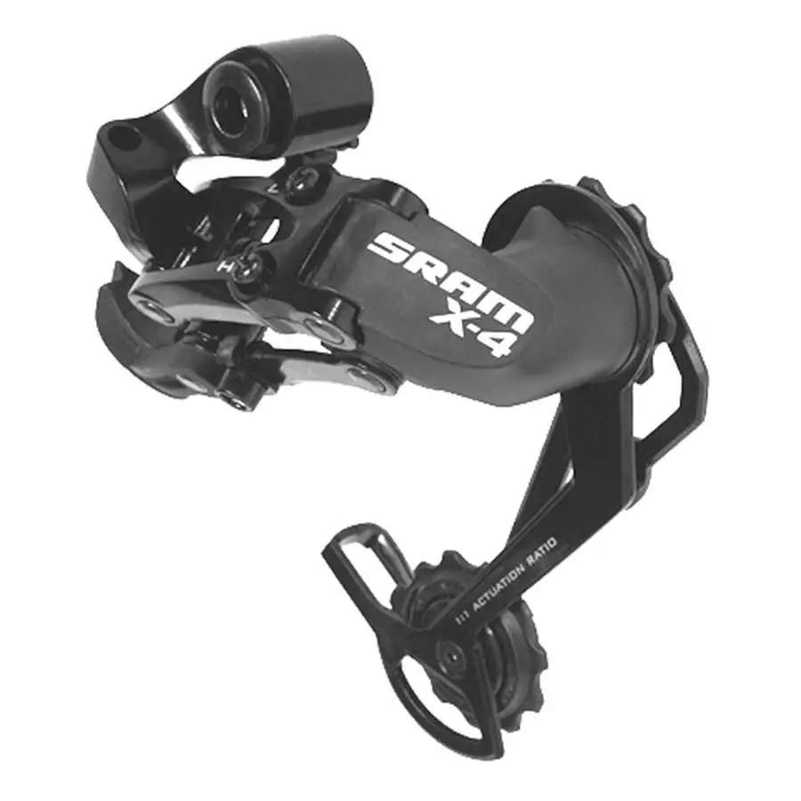 X4 Rear Derailleur - 7/8/9 Sp, Long Cage, Black 1