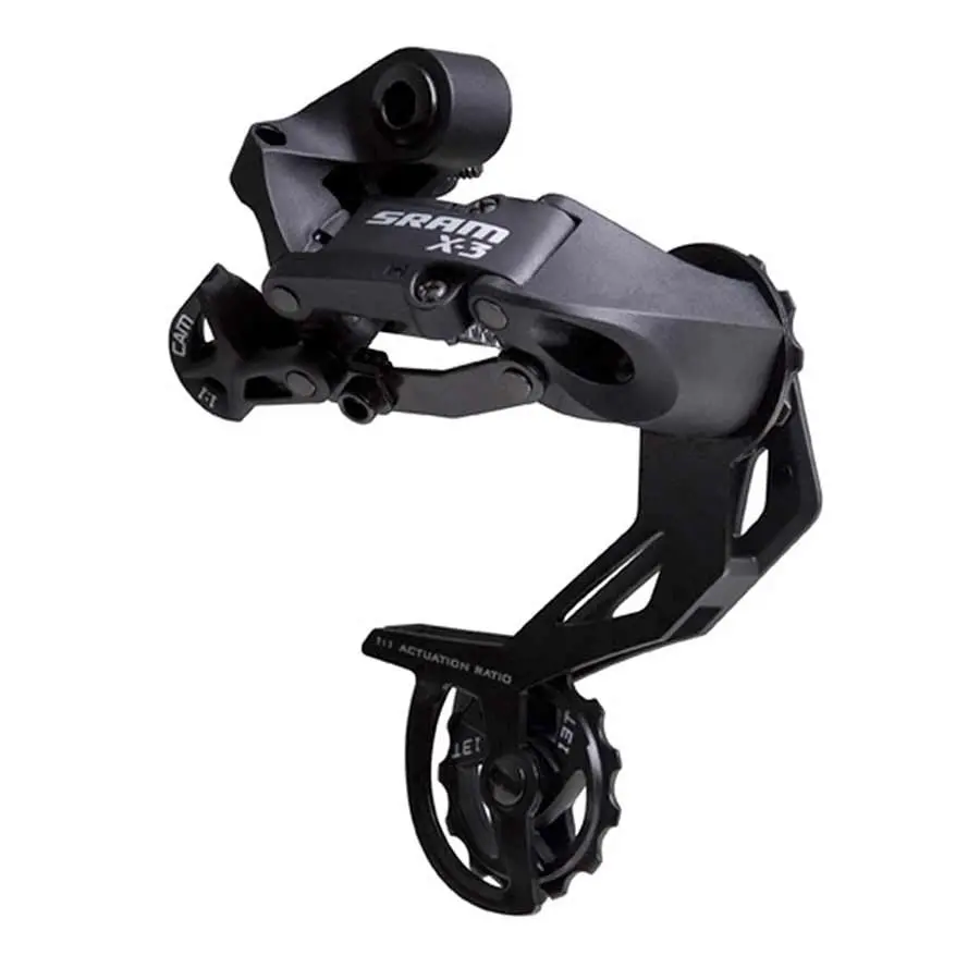 X3 Rear Derailleur - 7/8/9Sp, Long Cage, Black 1