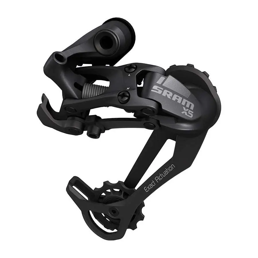 Sram, X5, Rear Derailleur, 9Sp, Long Cage, Black 1