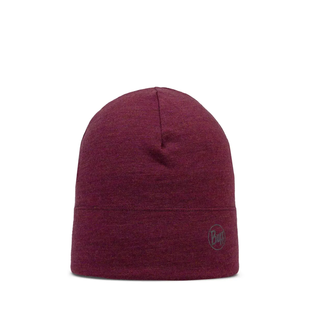 Merino Midweight Beanie - Melange Tibetan Red 1