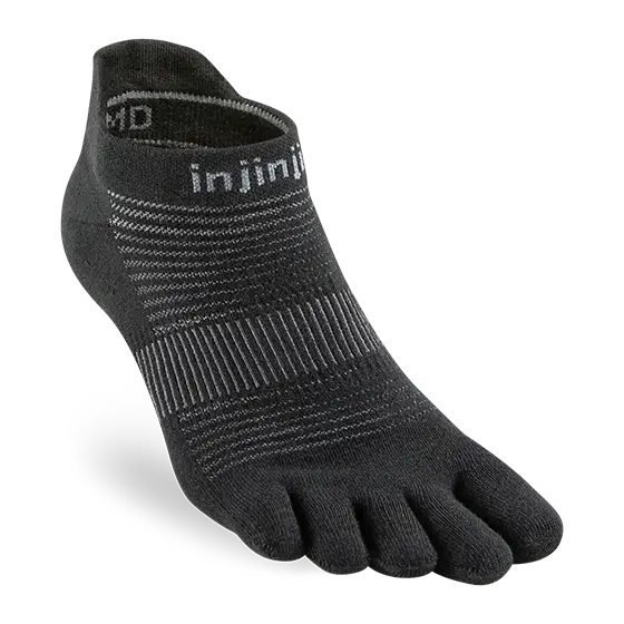 Run Lightweight No-Show Toe Socks 1