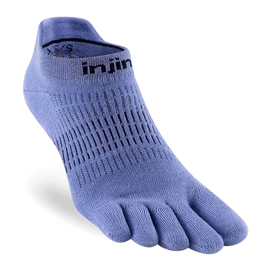 Run Lightweight No Show Toe Socks (Women's) 1