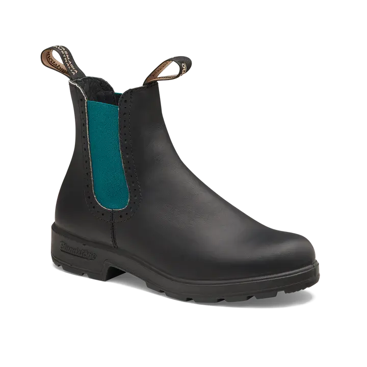 Blundstone 2320 - Original Women's High Top - Black W/ Green Elastic - Past Season 1