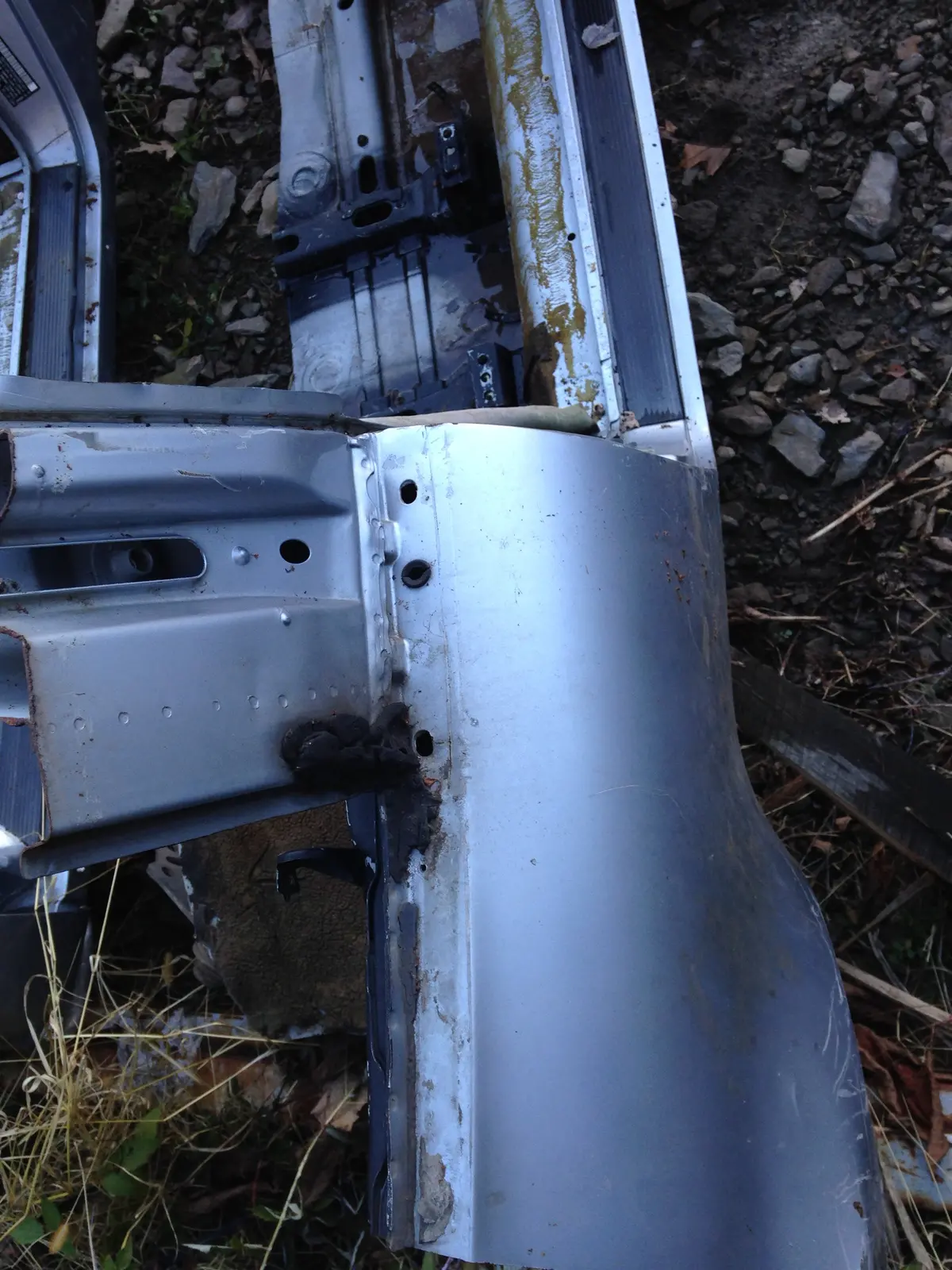 964 Body Cut Door Jamb Front Right Wheelhouse Rocker, Pillar Post Cowl Top Targa 1992 Silver - 2