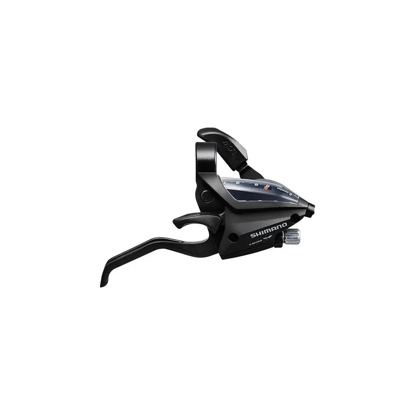 Shift/Brake Lever Set, St-Ef500-2A, 3X8 Speed, Ez-Fire Plus, 2F-Alloy, For V-Brake, Black 1