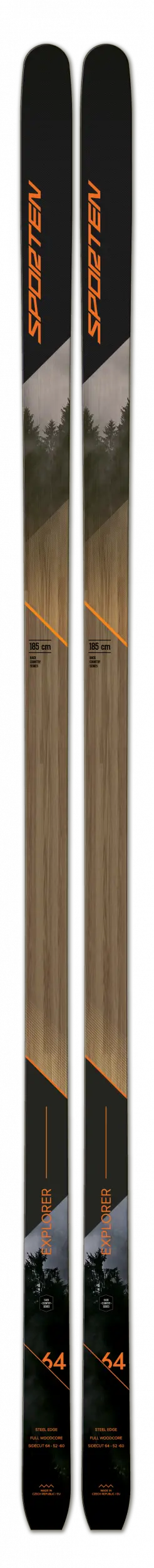 Explorer Mge Ski - Classic Waxless (Binding Required) 1