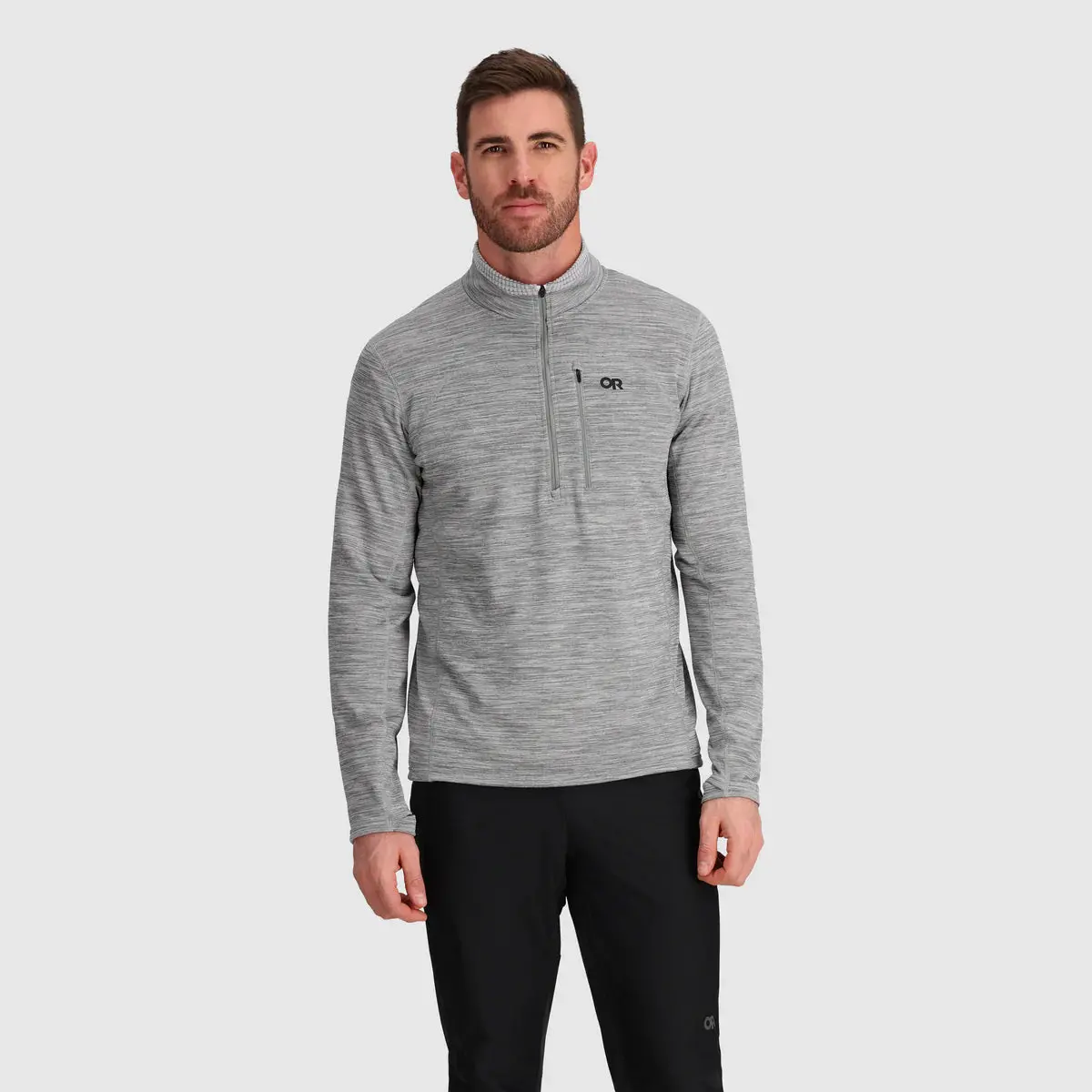 Vigor Grid Fleece Half Zip (Men's) - 300501 1