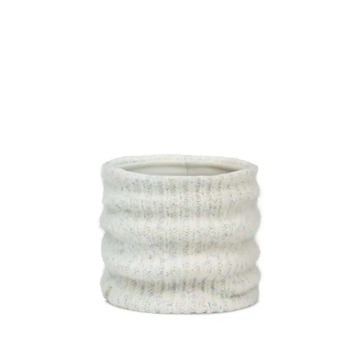 Knitted & Fleece Neckwarmer - Eyla White - Past Season 1