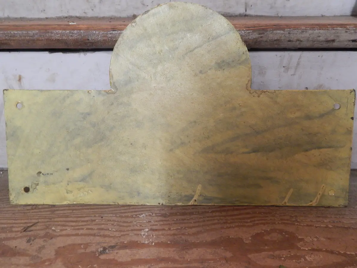 Cast Iron Sign - "Stop & Fill Up Here W/ Shell" 2